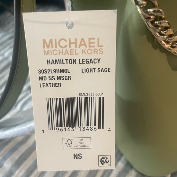 Michael Kors Light Sage Handbag.  NEW!!! - Picture 3 of 6
